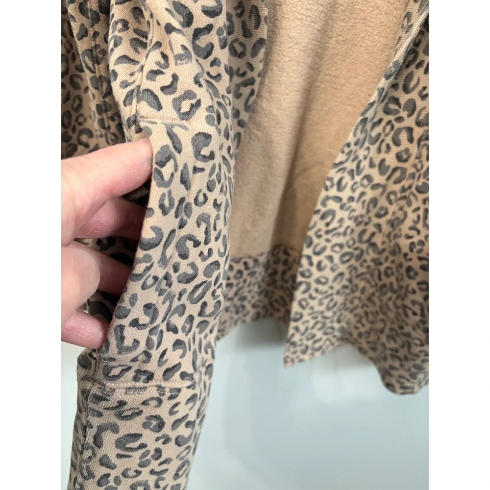 Abercrombie Fitch Soft AF Sz S  Leopard Print Open Front‎ Cardigan Sweater - Picture 5 of 5